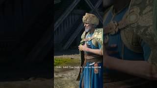 ODIN FINALLY APPEARS TO TALK TO LOKI IN THE GOD OF WAR RAGNAROK