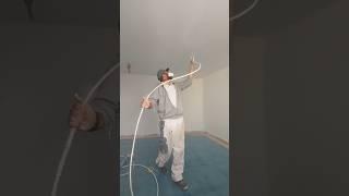 Using a Graco Airless Sprayer to Paint a Ceiling