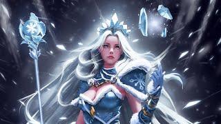 Photoshop painting process - Crystal Maiden Dota 2 fanart