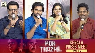 Por Thozhil Movie Team Kerala Pressmeet | Sarath Kumar | Ashok Selvan | Nikhila Vimal | Vignesh Raja