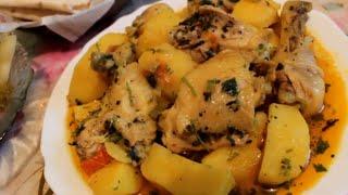 БОЗАРТМА из КУРИЦЫ! Вкусная Азербайджанская Кухня!CHICKEN Bozartma! Delicious Azerbaijani Cuisine!