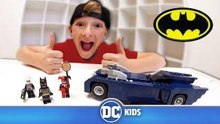 TurboToyTime | FATHER AND SON ULTIMATE LEGO BATTLE (Batmobile VS Harley Quinn & Mr Freeze!) @dckids