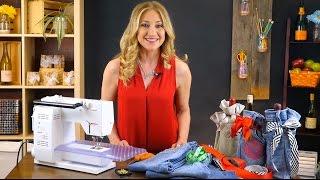 DIY by Jane: Denim Wine Bag