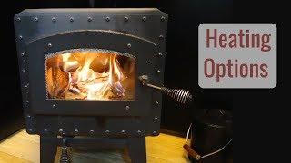 Life in a Tiny House called Fy Nyth - Heating Options, Pros & Cons