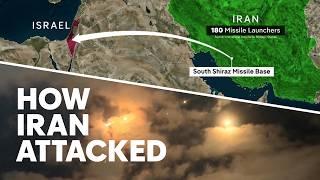 How Iran attacked Israel - ballistic missile strike analysed