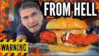 The SPICIEST CHICKEN SANDWICH CHALLENGE I HAVE EVER ATTEMPTED! Joel Hansen Raw