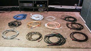 Sample Test - 12 high end speaker cables