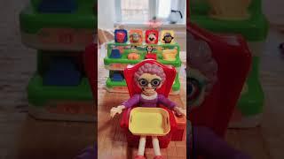 GRANNY HAPPY PLATER WITH FRUITS #viralshort #howto  #greedygrannygoliath #asmr