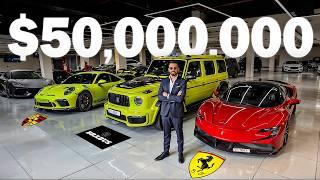 INSANE HYPERCAR PARADISE - Inside $50 Million Car Showroom in Dubai