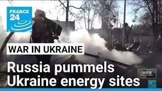 Russia pummels Ukraine energy sites in massive drone and missile strikes • FRANCE 24 English