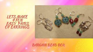MAKE FOUR DIFFERENT SOUTHWEST STYLE EARRINGS EASY & QUICK!