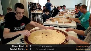VII. Crokinole OB - Alapszakasz - Rimár Zsolt vs Zámbó Tamás