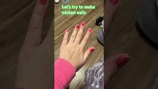 ⁠ can’t you tell I’m a professional ￼@nailartbysig #wicked #viralvideo #shorts