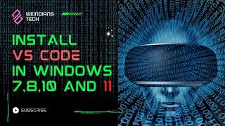 How to download vs code in windows and set up vs code in windows 7,8,10 and 11 #visualstudiocode