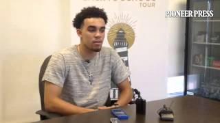 Former Apple Valley star & #Twolves rookie Tyus Jones talks about hearing news of Flip Saunders taki