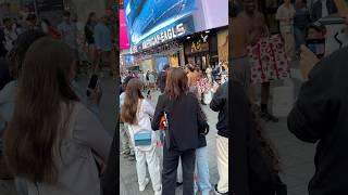 MY WALK THROUGH TIMES SQUARE NY | #nycwalk #newyorkcity #travel #timessquare #springwalk #nyc #fyp