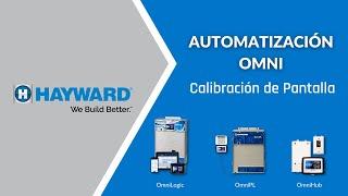 Hayward- Calibración de pantalla táctil OMNI