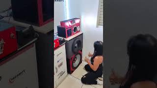 Testando o Novo SUB da FB ÁUDIO com minha mãe  Hair trick no quarto