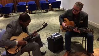 Martin Taylor and Ciyo Brown performing ‘Autumn Leaves’ at The London International Guitar Show 2017