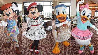 Topolino's Terrace Breakfast Character Introductions - Mickey, Minnie, Donald & Daisy, Disney World