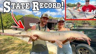 I caught a New Official State Record BACK TO BACK GIANTS LIVE HERE!!! (Insane day!!)