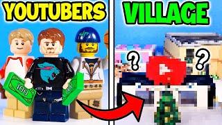 I Built YouTubers A LEGO VILLAGE...