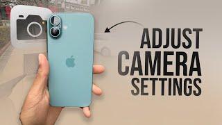 How to Adjust iPhone Camera Settings (tutorial)