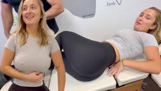 SUPER LOUD Chiropractic CRACKS *Test Her Nerves* in INTENSE Session