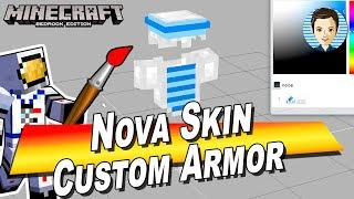 Custom Armor Texture Resource Pack in Nova Skin Editor for Minecraft 1.18.1