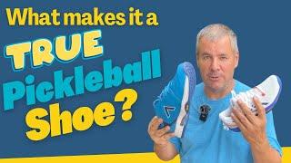 A TRUE Pickleball Shoe is different - learn how in this informative pickleball video