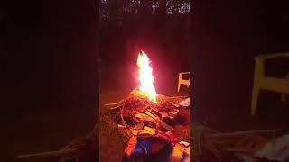 #bonfire #viral #shorts #fire #outdoors #camping #campfire #gas