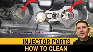 How to clean injector seat Cylinder head injector bore Diesel injector ports cleaning BMW N57 N47