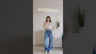 DAY 30: How To Match Colours In An Outfit Correctly?🩷 | Dress Better In 30 Days! #fashion #style