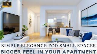 Minimalist Elegance for Small Spaces: Top Decor Tips to Create a Bigger Feel in Your Apartment!