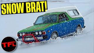 Are '70s Cars ANY Good in the Snow? Let's Find Out with the Subaru Brat!