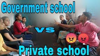 private school vs government school debate|#DebateinEnglish #privatevsgoverment#Debate