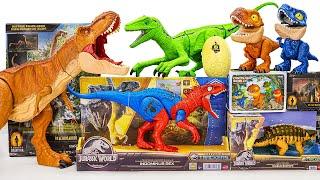 Jurassic World Unboxing Review | HUGE TREX, RC Raptor, Spiderman IndominusRex, Dinosaur Tools | ASMR