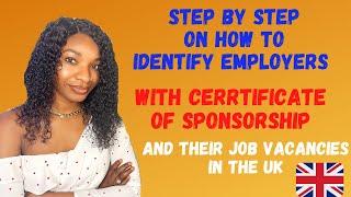 HOW TO FIND CARE HOMES with the sponsorship licence and their JOB VACANCIES IN THE UK