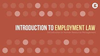 Introduction to Employment Law