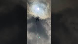 Partial solar eclipse in Ontario Canada