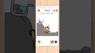 Level 157 - Clean the monkey | Brain Test - All stars | #walkthrough #braintest