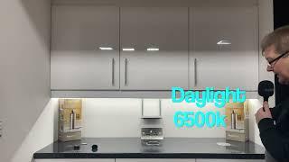 LED Lighting Colour Temperature Comparison Warm, Cool, Daylight 4K