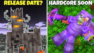 BIG NEW UPDATE! Hardcore Soon, Raid Farms, Keep Inventory ON! Minecraft Bedrock Beta 1.21.50.20