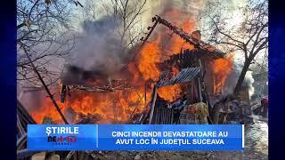 Cinci incendii devastatoare au avut loc în județul Suceava