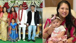 Actress Sangavi with her husband and daughter photos | Sangavi with meena family | Tamil Cinema news