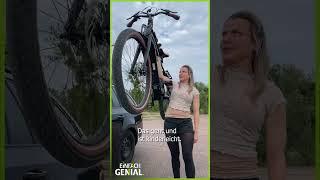 Mit dem Teleskoparm einfach E-Bikes hochheben? #einfachgenial #erfindungen #ebike