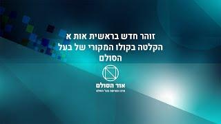 זוהר חדש בראשית אות א - שיעור בקולו המקורי של בעל הסולם, הרב יהודה ליב הלוי אשלג זצ"ל