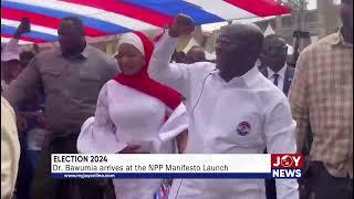 Election 2024: Dr. Bawumia arrives at the NPP Manifesto Launch.