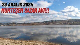 MUHTEŞEM SAZAN AVI//BALIKLAR ÇILDIRDI!!!ZİLLERE YETİŞEMEDİK#fishing #balık #carpfish