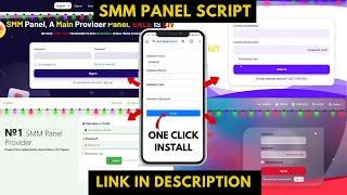 One Click Install smm panel script| Smm panel script | #Latest Smm panel script |#smm #smmscript